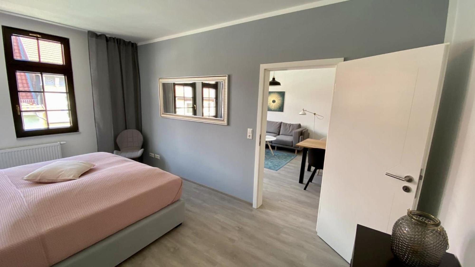 Discovair - Eisenach Karl14 - Vollausgestattete Apartments Mit Netflix In Der Fussgaengerzone ห้อง รูปภาพ