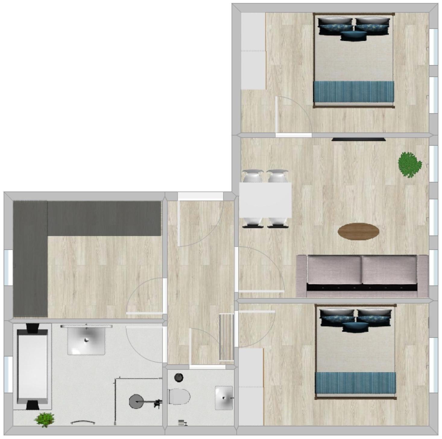 Discovair - Eisenach Karl14 - Vollausgestattete Apartments Mit Netflix In Der Fussgaengerzone ห้อง รูปภาพ